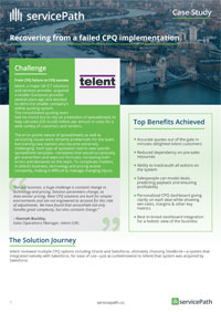 Recovering from a failed CPQ implementation case study