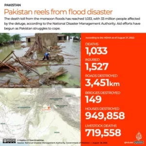 Devastating flood in Pakistan 2022