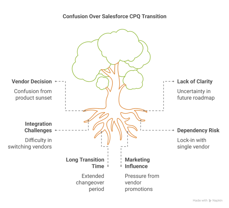 Confusion over Salesforce cpq transition