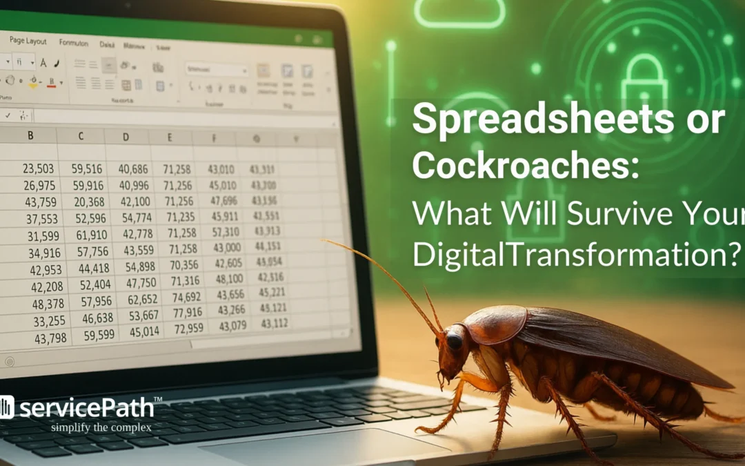 Spreadsheets vs Digital Transformation: Why Excel Survives & How servicePath™ Makes It Better