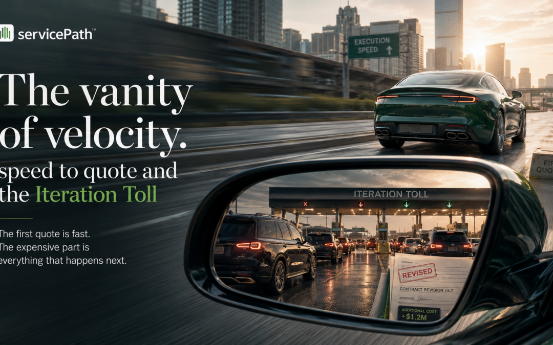 The vanity of velocity: speed to quote and the Iteration Toll